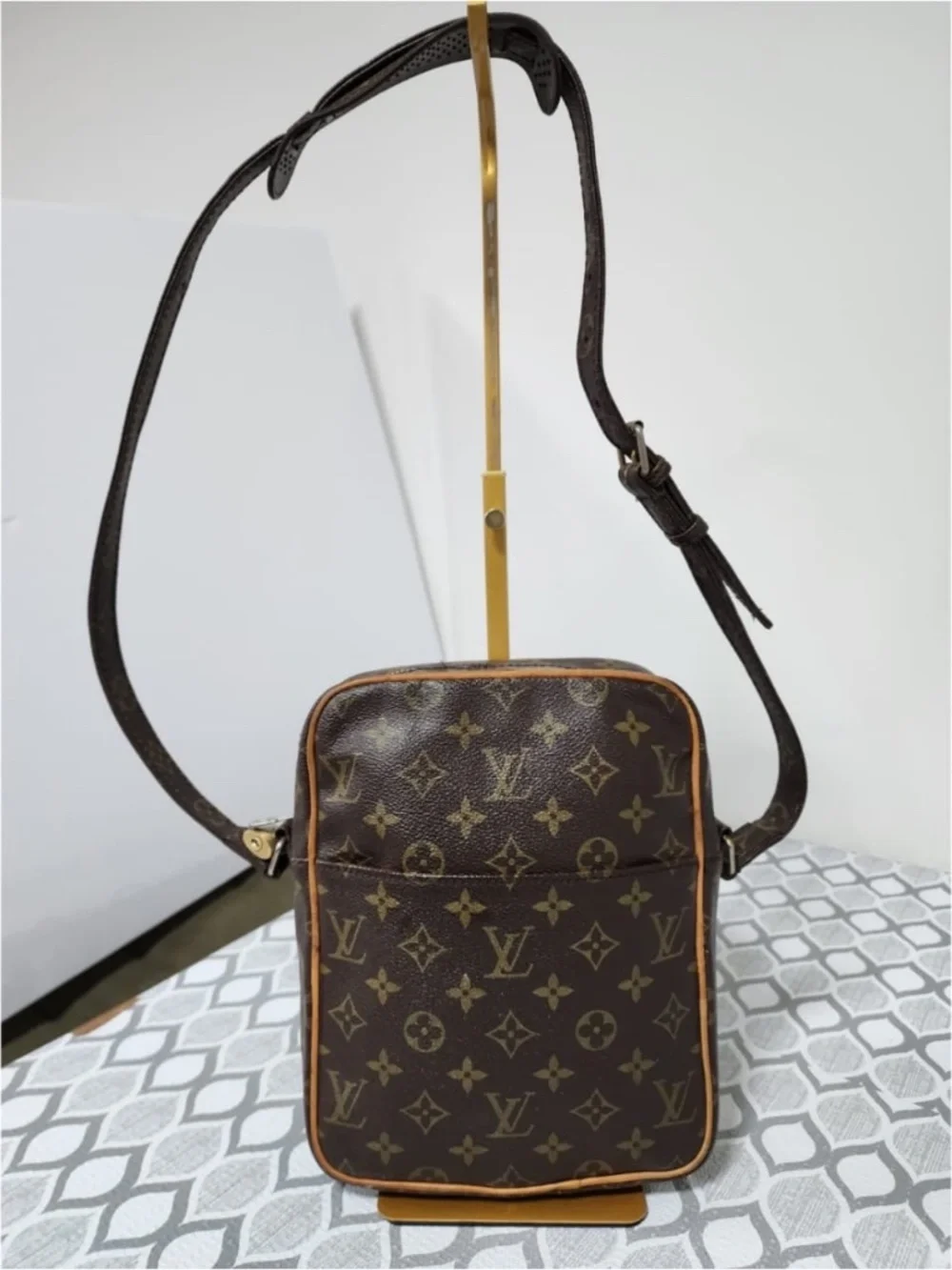 Authentic Louis Vuitton Vintage Monogram Marceau PM Brown